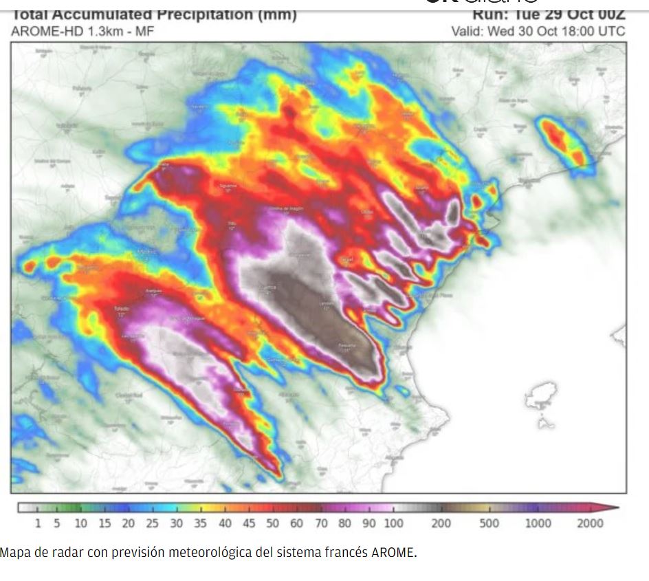 Ese patrón de tormentas paralelas es un HAARP LO QUE QUERÍAN OCULTAR LOS PERROS DE AEMET FALSIFICANDO SUS RADARES.JPG